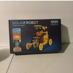 Solar Robot Kit for Kids Ages 8-12 STEM Building Toys 12-in-1 Build Your Own. Br